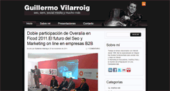 Desktop Screenshot of guillermovilarroig.com